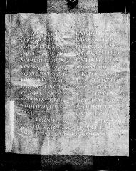 Codex Petropolitanus Purpureus (Scan 1) showing Luke 16:13 from 6th Century found in Sarmisahly (or Sarumsahly), currently housed at National Library of Russia, Saint Petersburg (majority)