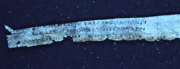 Uncial 0312 (Scan 1) showing Luke 5:31 from 3rd / 4th Century, currently housed at Corpus Christi College, Cambridge