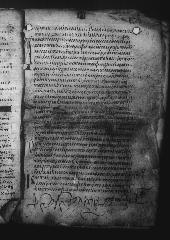 Uncial 049 showing Acts 1:3 from 9th Century, currently housed at Great Lavra Monastery, Mount Athos, Greece
