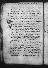 Uncial 049 showing 2 Peter 1:2 from 9th Century, currently housed at Great Lavra Monastery, Mount Athos, Greece