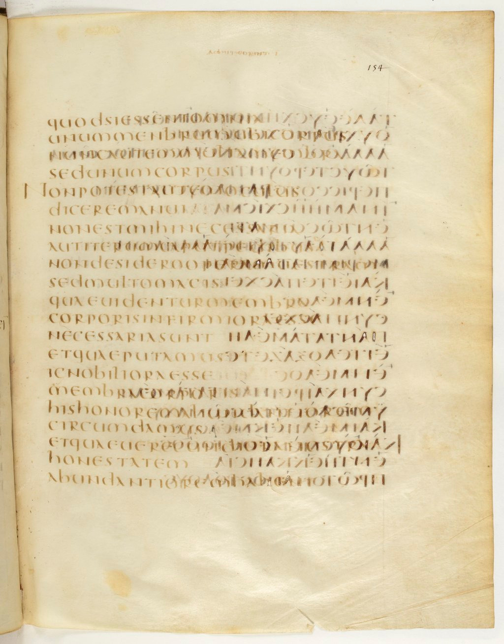 Codex Claromontanus (Scan 2) showing 1 Corinthians 12:21 from 5th / 6th Century found in Clermont-Ferrand, France, currently housed at Bibliothèque nationale de France, Paris