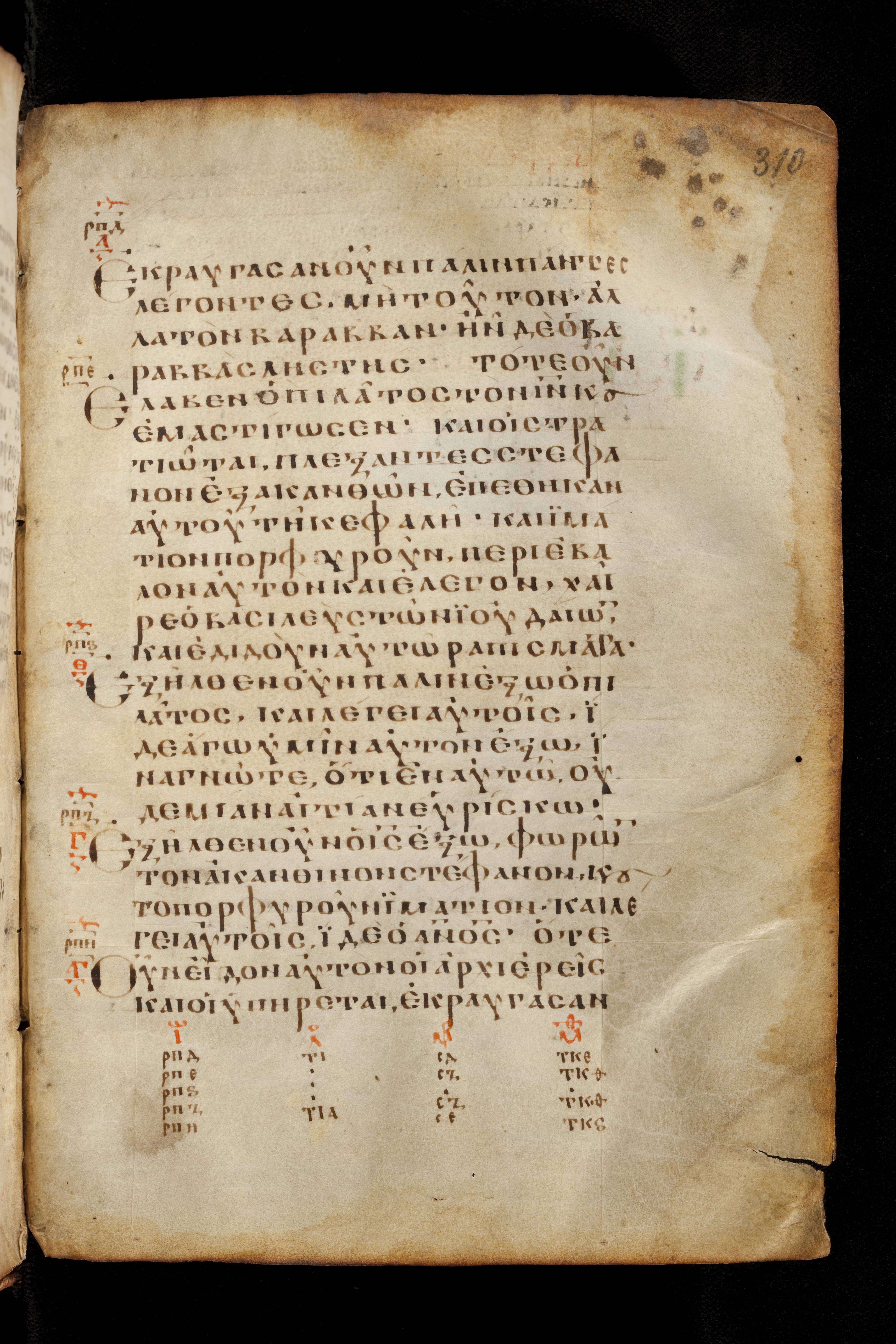 Codex Basilensis showing John 19:5 from 8th Century found in Constantinople (possibly), currently housed at Basel University Library, Basel, Switzerland