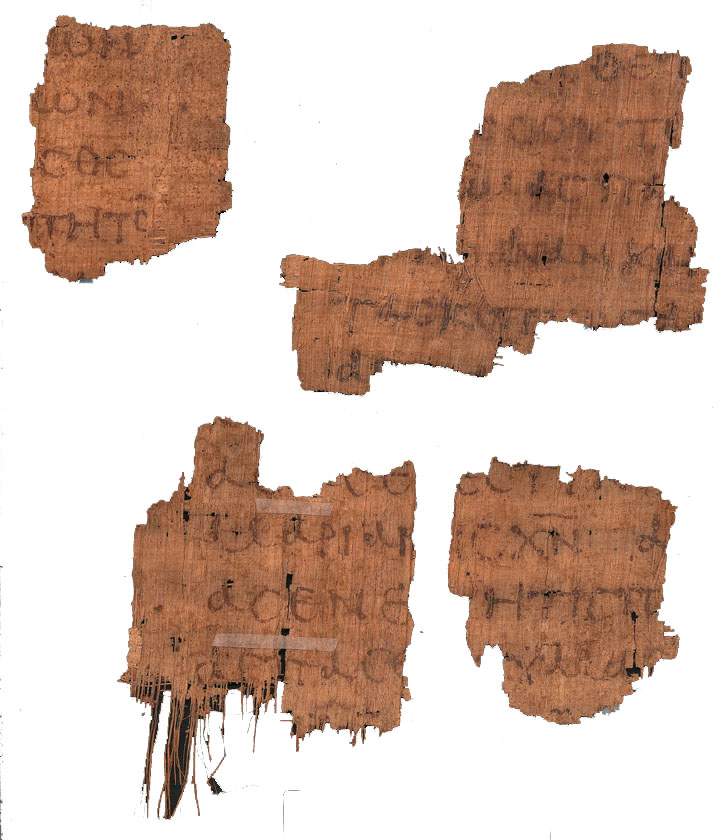 Papyrus 118 showing Romans 16:4 from 3rd Century, currently housed at University of Cologne