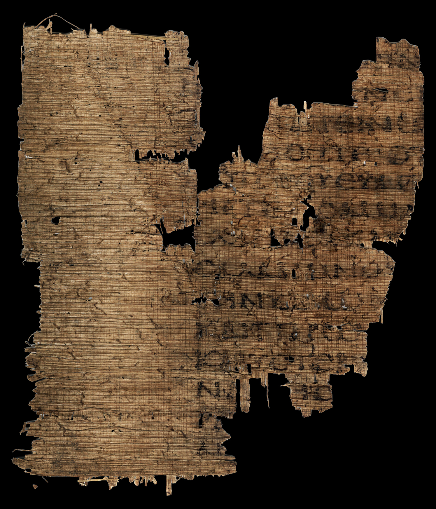 Papyrus 124 showing 2 Corinthians 11:7 from 6th Century found in Oxyrhynchus, Egypt, currently housed at Sackler Library, Oxford
