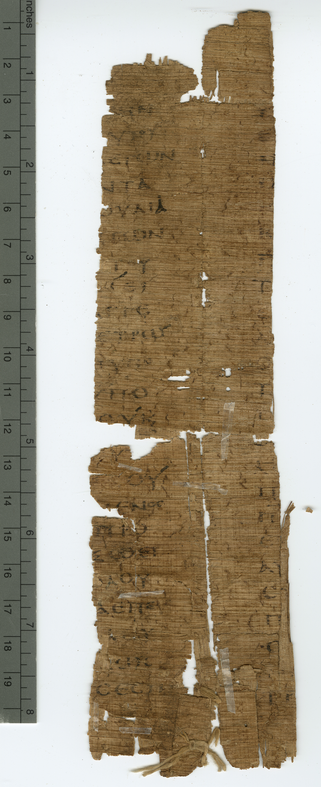 Papyrus 127 showing Acts 10:45 from 5th Century found in Oxyrhynchus, Egypt, currently housed at Sackler Library, Oxford