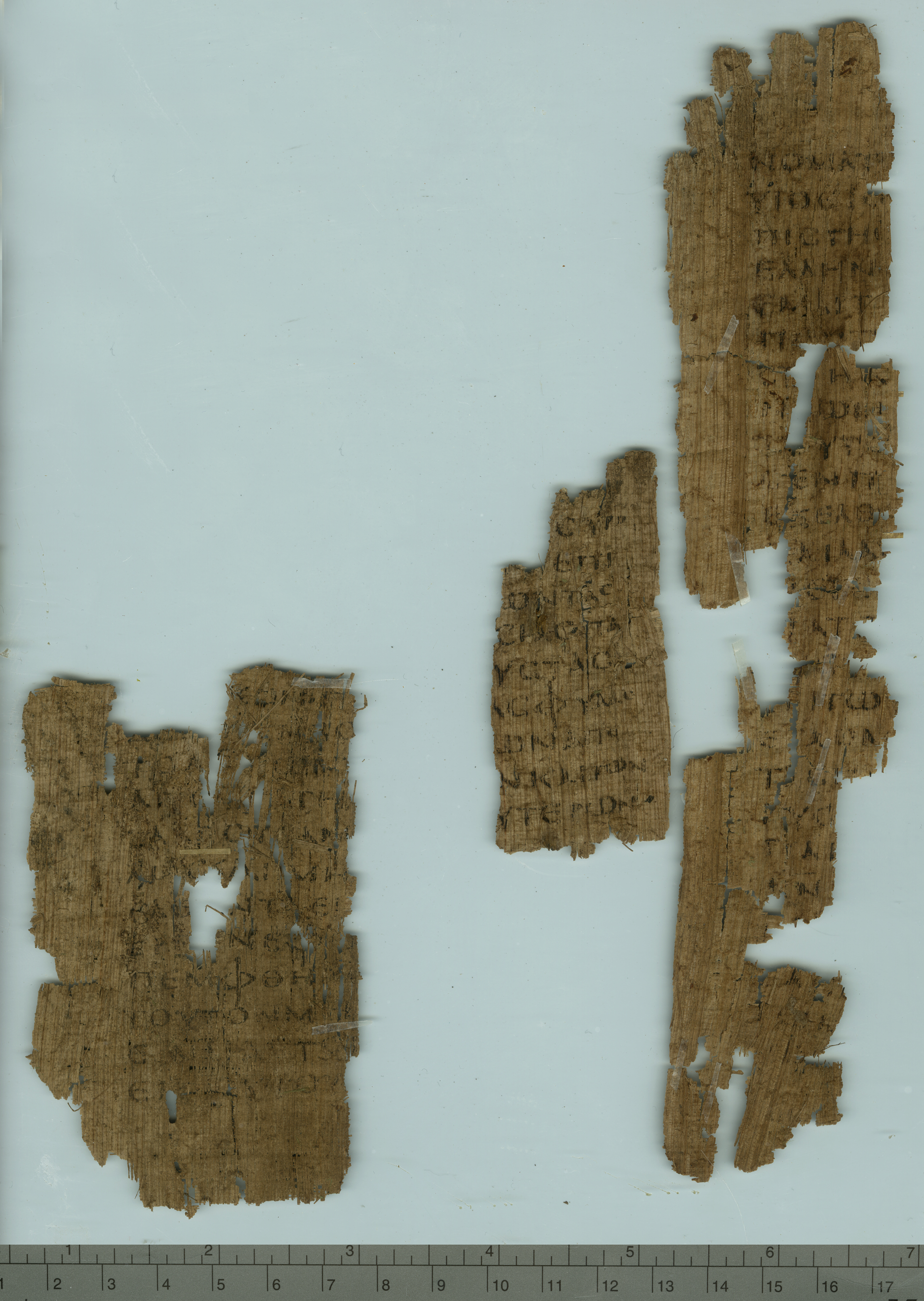 Papyrus 127 showing Acts 12:3 from 5th Century found in Oxyrhynchus, Egypt, currently housed at Sackler Library, Oxford