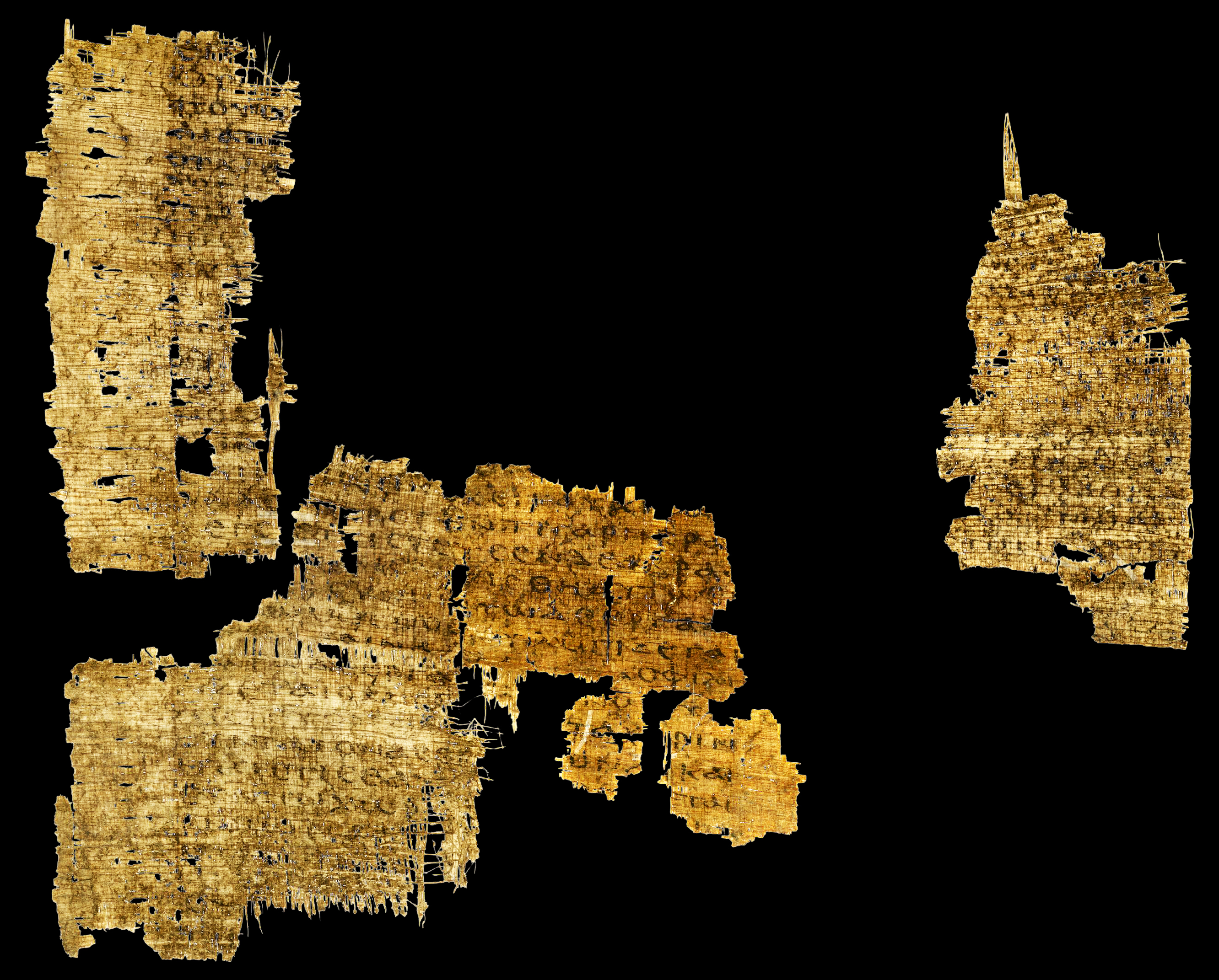 Papyrus 40 showing Romans 4:3 from 3rd Century found in Egypt, currently housed at Institut für Papyrologie, University of Heidelberg