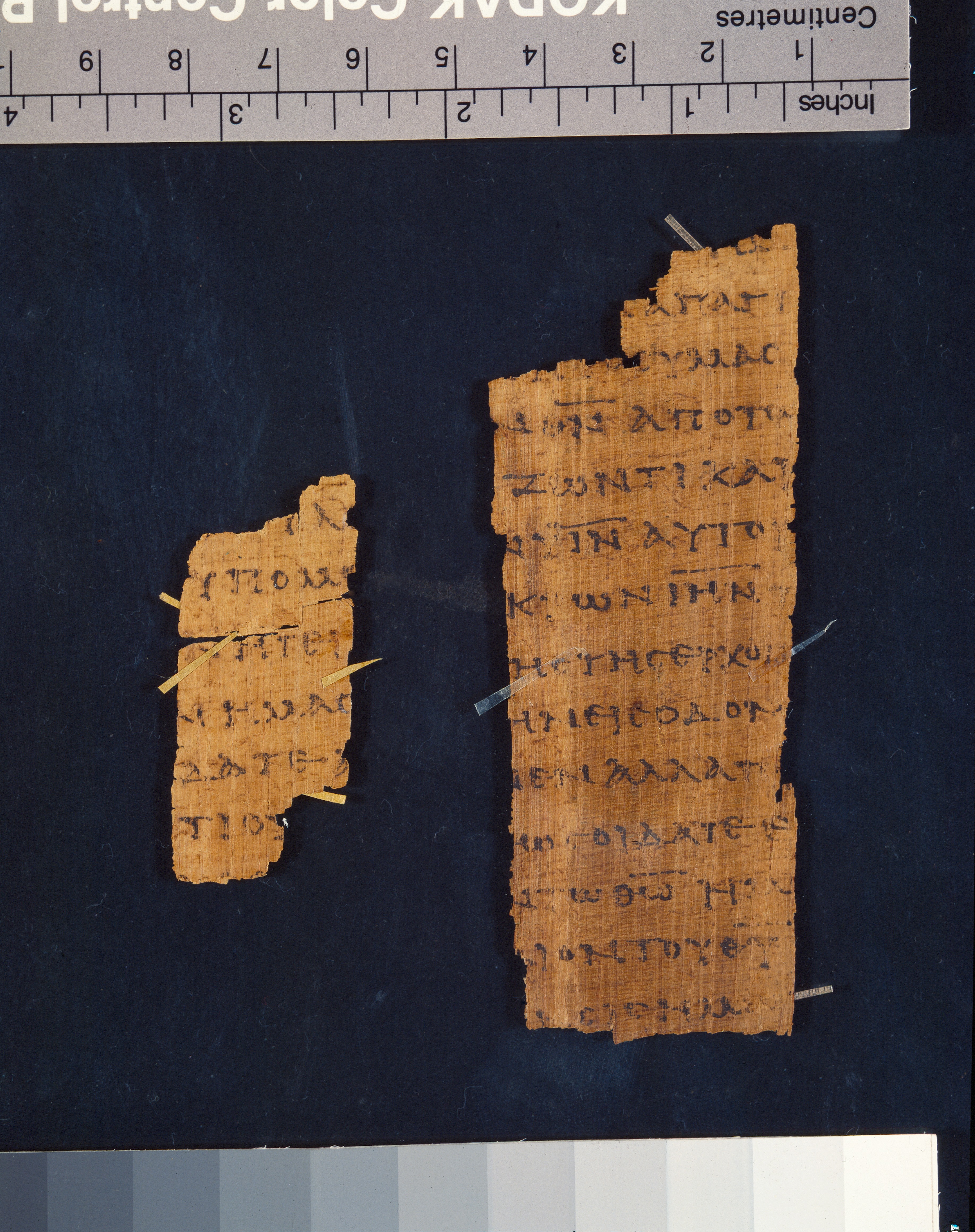 Chester Beatty Papyrus II showing 1 Thessalonians 2:3 from Late 2nd to Early 3rd Century found in Fayyum, Egypt (disputed), currently housed at Chester Beatty Library, Dublin and University of Michigan, Ann Arbor