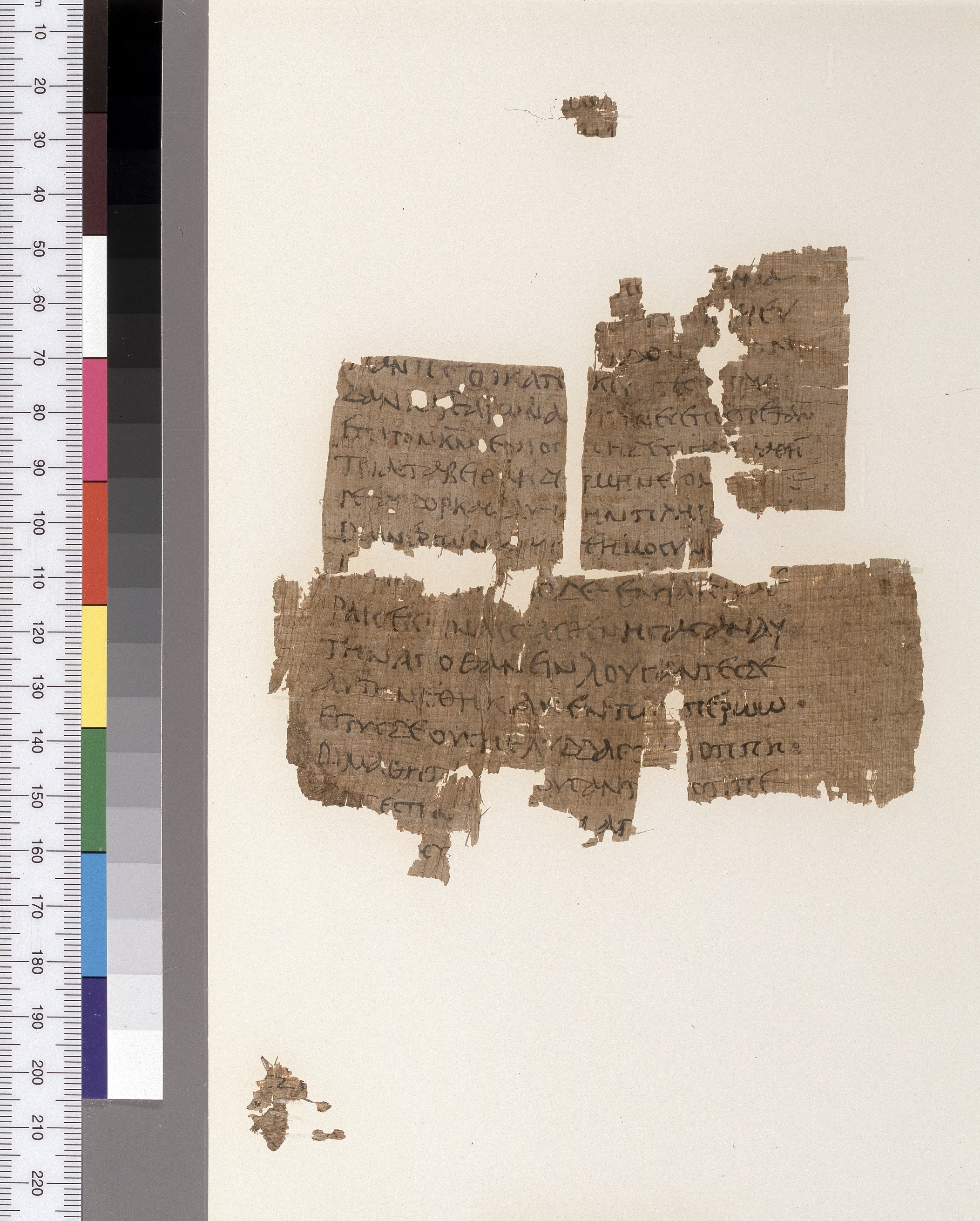 Papyrus 53 showing Acts 9:36 from 3rd Century found in Egypt, currently housed at University of Michigan, Ann Arbor
