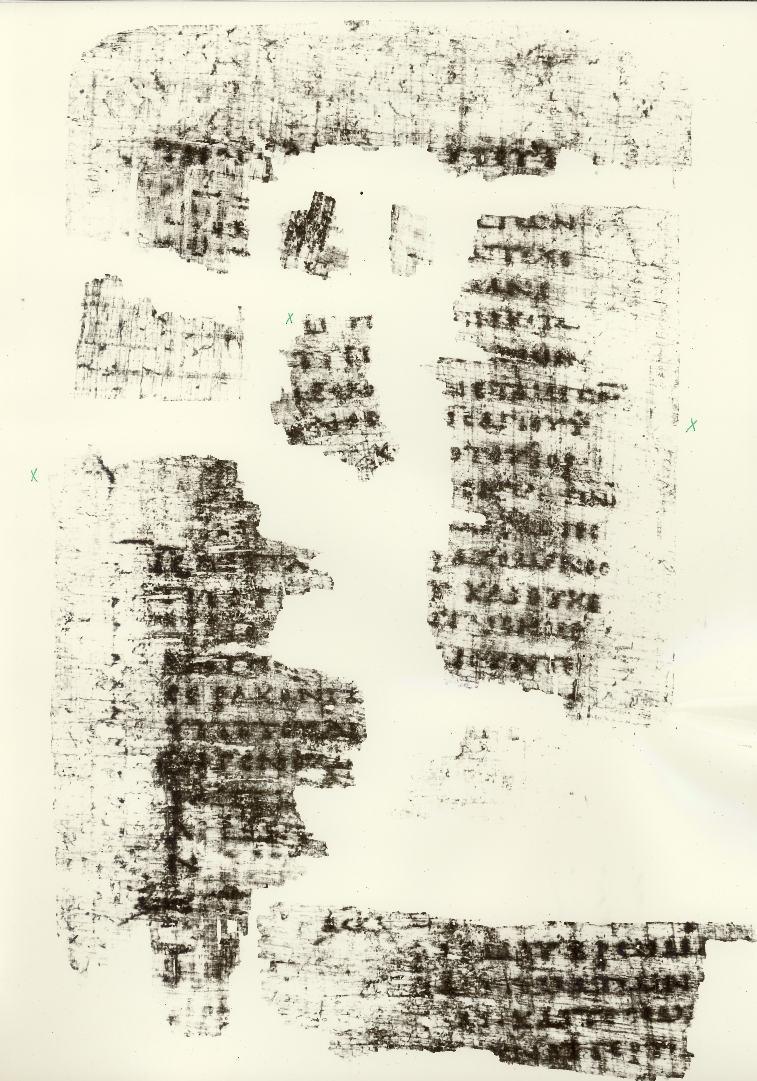 Papyrus 7 showing Luke 4:2 from 3rd to 6th Century found in Egypt, currently housed at Vernadsky National Library of Ukraine, Kyiv