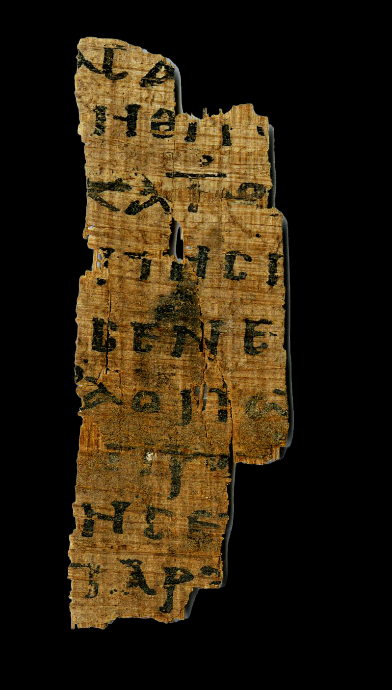 Papyrus 70 showing Matthew 2:14 from Late 3rd Century found in Oxyrhynchus, Egypt, currently housed at Ashmolean Museum, Oxford & National Archaeological Museum, Florence