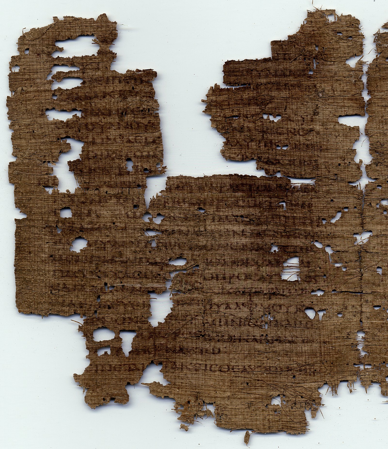 Papyrus 88 showing Mark 2:9 from Late 2nd - 4th Century, currently housed at Università Cattolica del Sacro Cuore, Milan
