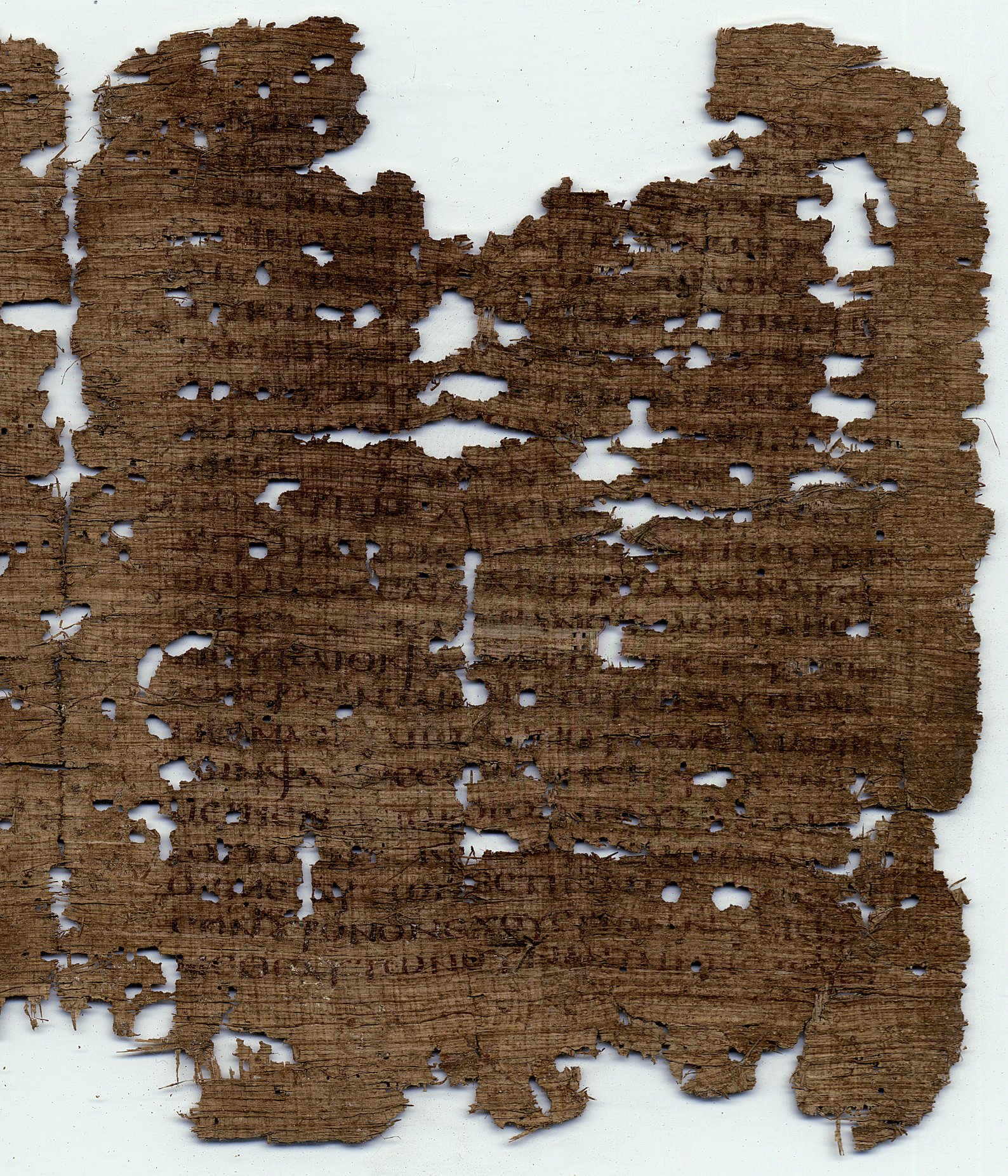 Papyrus 88 showing Mark 2:16 from Late 2nd - 4th Century, currently housed at Università Cattolica del Sacro Cuore, Milan