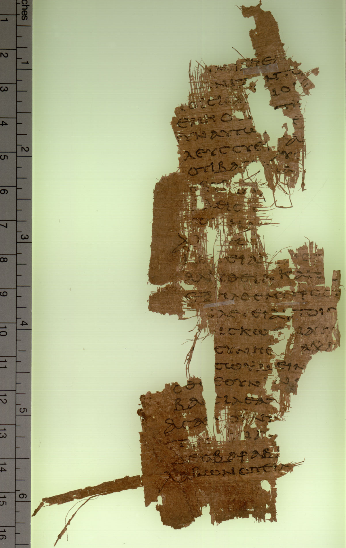 Papyrus 90 showing John 19:1 from Late 2nd Century found in Oxyrhynchus, Egypt, currently housed at Bodleian Art, Archaeology and Ancient World Library, Oxford