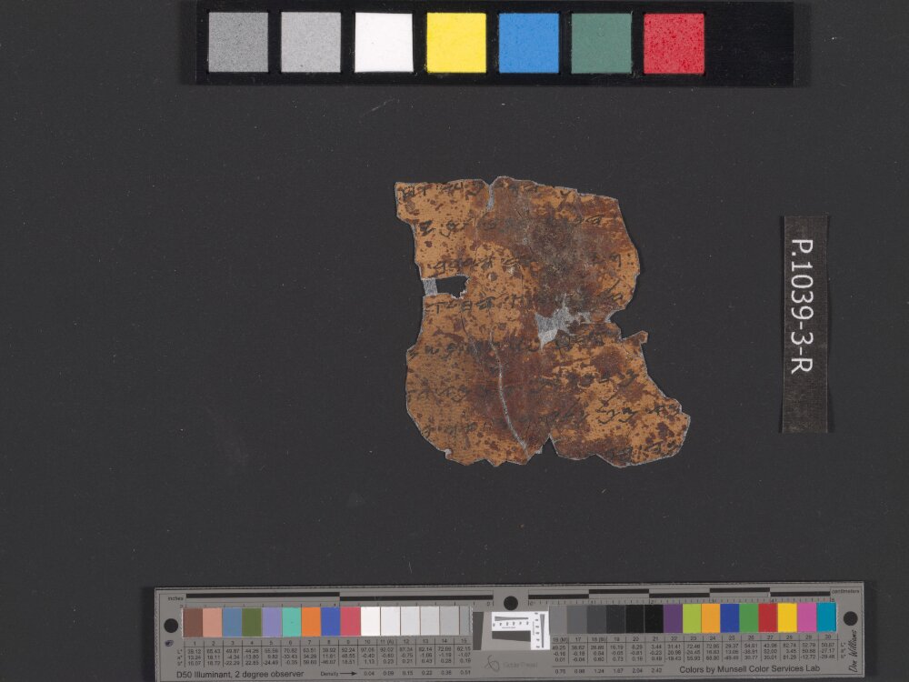 11QpaleoLev (The Paleo-Hebrew Leviticus Scroll) showing Leviticus 11:32 from Late 1st Century BC - Mid-1st Century AD found in Qumran, Cave 11, currently housed at Israel Museum, Jerusalem