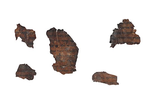 11Q6 (11Q Psalmsᵇ) showing Psalms 76:19 from Late 1st Century BC – Mid-1st Century AD found in Qumran, Cave 11, currently housed at Rockefeller Museum, Jerusalem