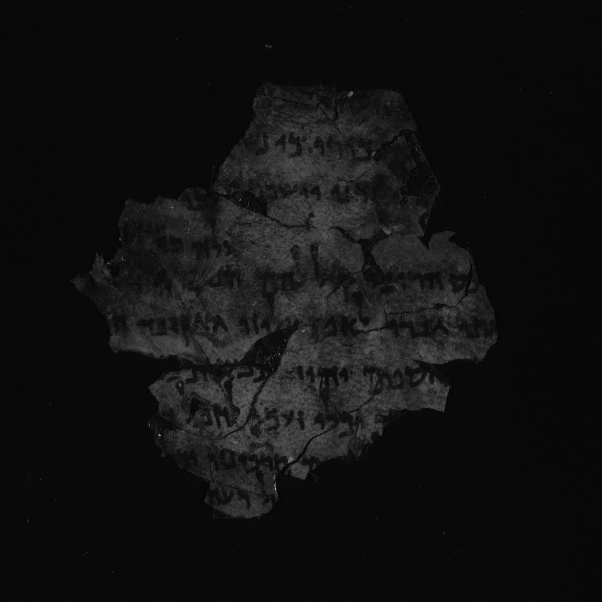 1QIsa b (1QIsaiah b) (Scan 2) showing Isaiah 38:21 from Late Hasmonean or Early Herodian Period (c. 100–50 BC) found in Qumran, Cave 1, currently housed at Shrine of the Book, Israel Museum, Jerusalem; Rockefeller Museum, Jerusalem