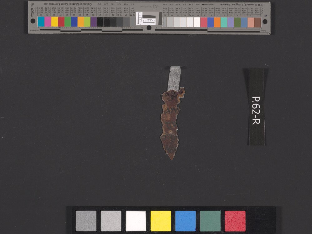 2Q Ruth a (Scan 2) showing Ruth 2:21 from Late 1st Century BC found in Qumran, Cave 2, currently housed at Rockefeller Museum, Jerusalem