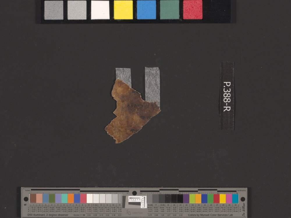 4QDaniel a (4QDanᵃ) (Scan 2) showing Daniel 2:39 from Mid-1st Century BC (c. 75–25 BC) found in Qumran, Cave 4, currently housed at Rockefeller Museum, Jerusalem