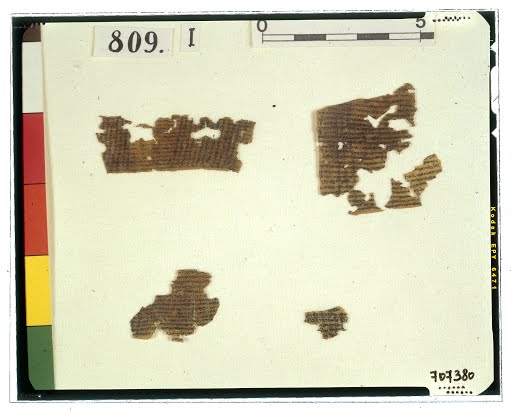 4Q Phylacteries P (Scan 1) showing Deuteronomy 11:21 from Hellenistic-Roman found in Qumran, Cave 4