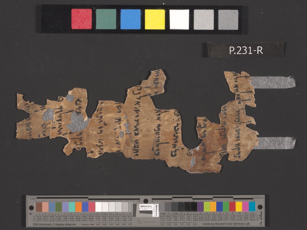 4Q Tobit c showing Tobit 14:3 from Mid-1st Century BC (c. 50 BC) found in Qumran, Cave 4, currently housed at Rockefeller Museum, Jerusalem