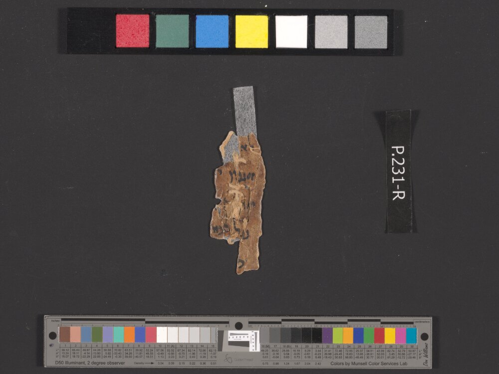 4Q Tobit c showing Tobit 14:10 from Mid-1st Century BC (c. 50 BC) found in Qumran, Cave 4, currently housed at Rockefeller Museum, Jerusalem