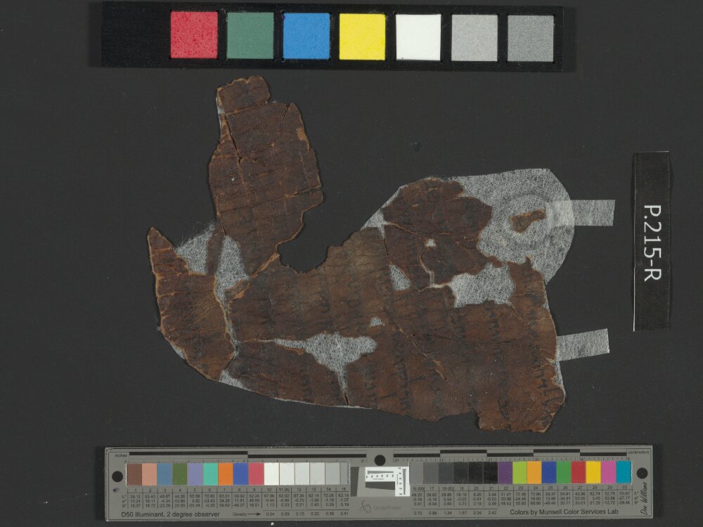 4QGenesis b showing Genesis 5:13 from Early to Mid-1st Century AD found in Qumran, Cave 4, currently housed at Rockefeller Museum, Jerusalem