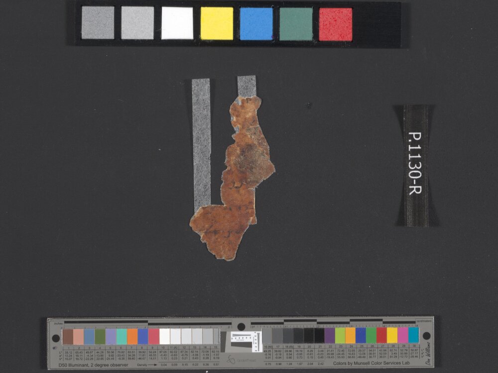 4QpaleoExodus m (Scan 13) showing Exodus 16:32 from Late Hasmonean Period (c. 100–25 BC) found in Qumran, Cave 4, currently housed at Rockefeller Museum, Jerusalem