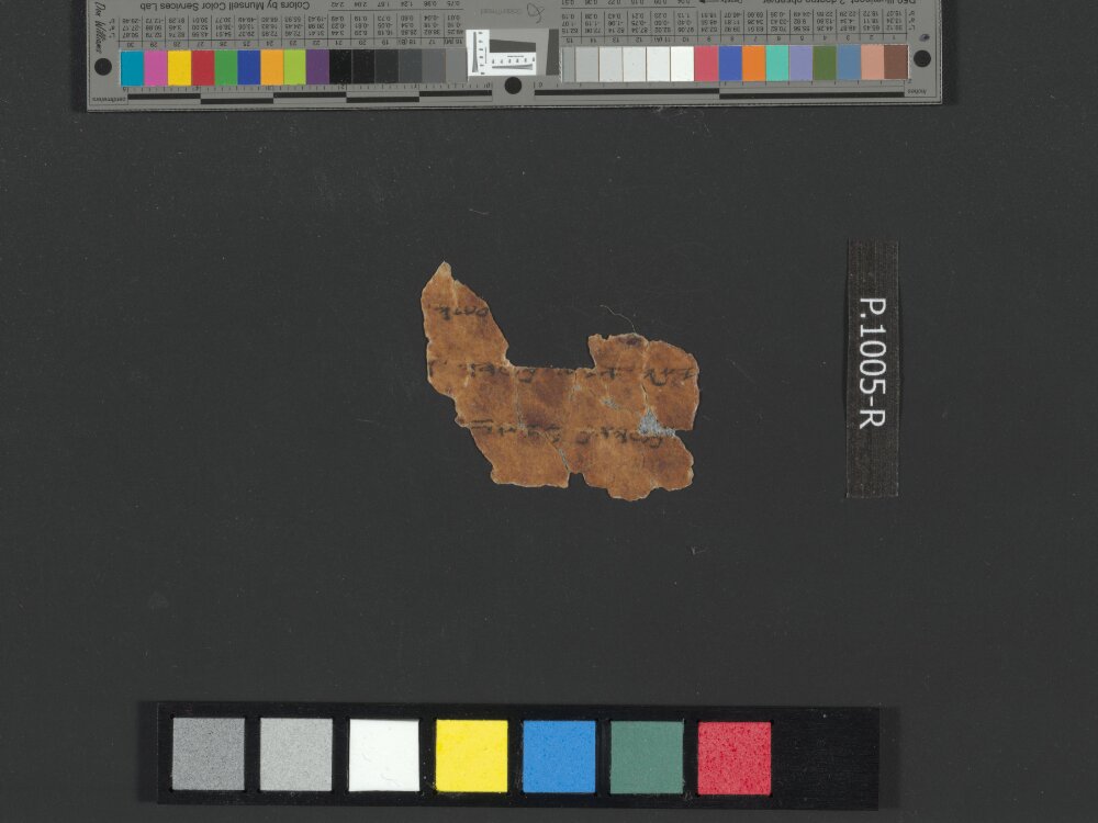 4QpaleoExodus m (Scan 3) showing Exodus 7:2 from Late Hasmonean Period (c. 100–25 BC) found in Qumran, Cave 4, currently housed at Rockefeller Museum, Jerusalem