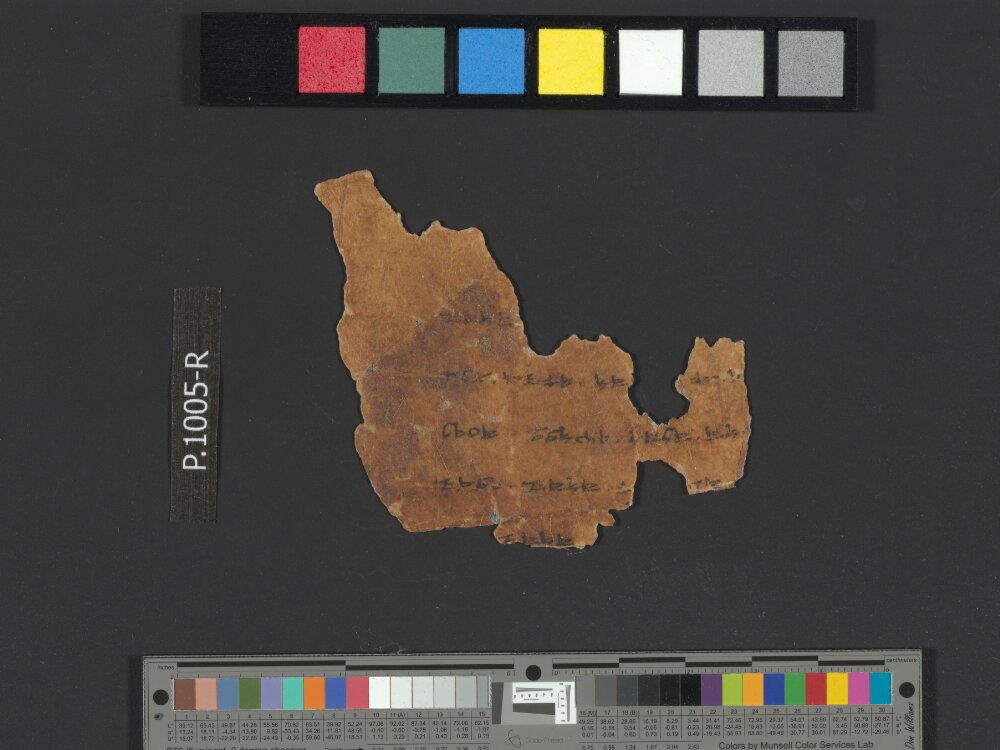 4QpaleoExodus m (Scan 5) showing Exodus 7:2 from Late Hasmonean Period (c. 100–25 BC) found in Qumran, Cave 4, currently housed at Rockefeller Museum, Jerusalem