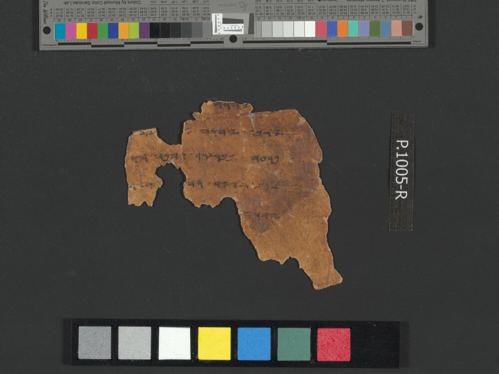 4QpaleoExodus m (Scan 8) showing Exodus 7:2 from Late Hasmonean Period (c. 100–25 BC) found in Qumran, Cave 4, currently housed at Rockefeller Museum, Jerusalem