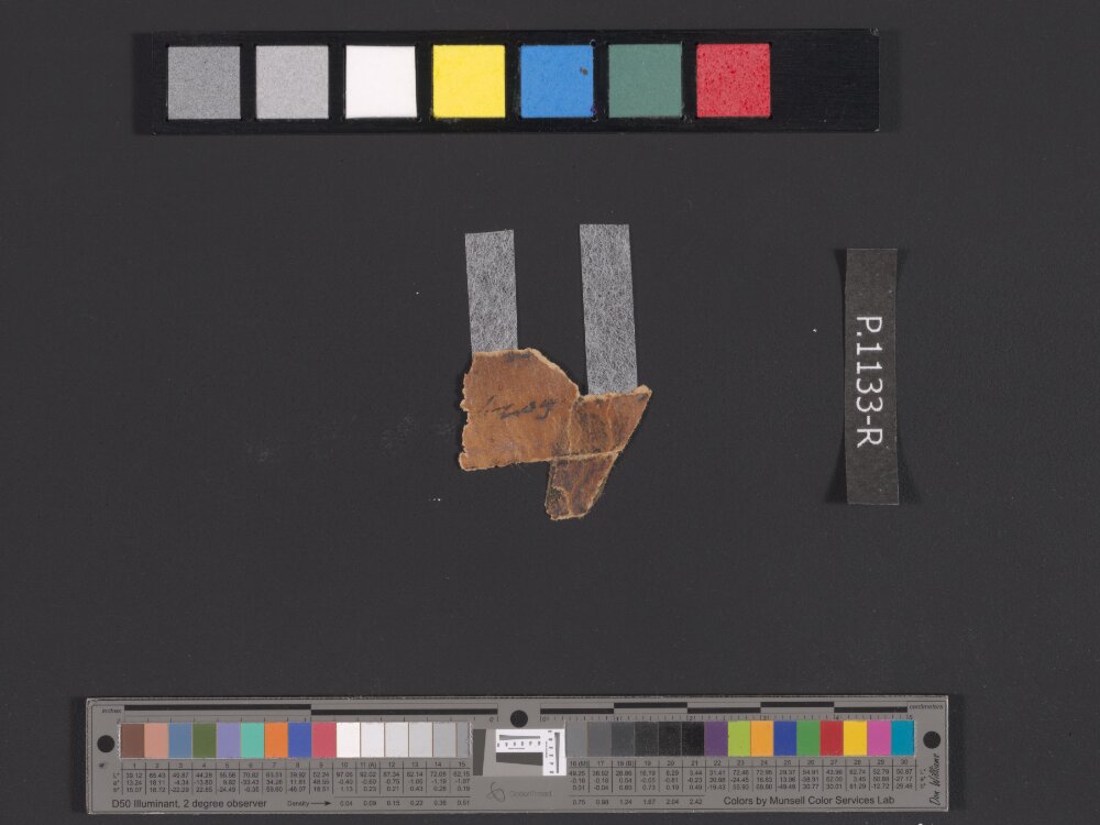 4QpaleoExodus m (Scan 2) showing Exodus 21:6 from Late Hasmonean Period (c. 100–25 BC) found in Qumran, Cave 4, currently housed at Rockefeller Museum, Jerusalem