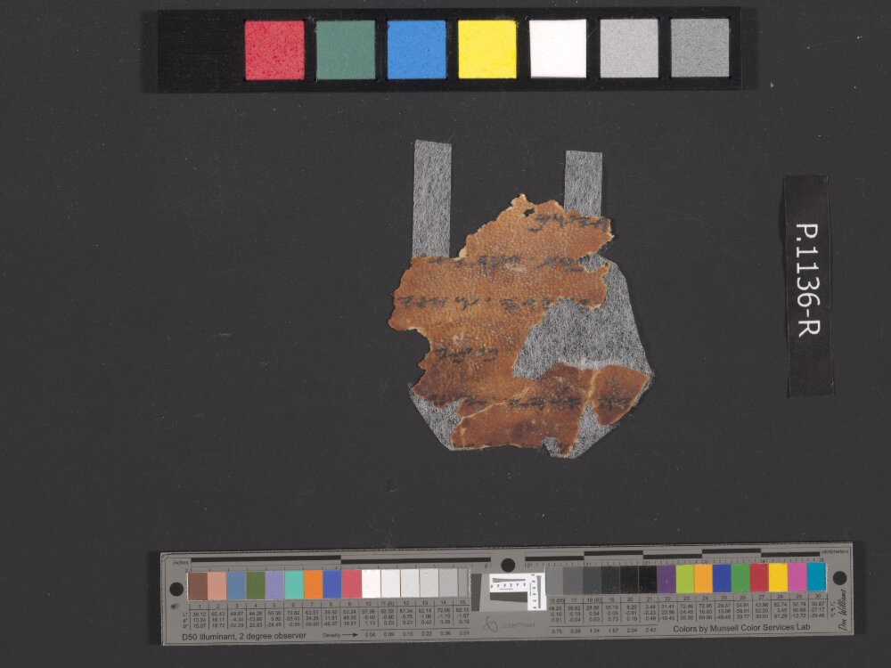 4QpaleoExodus m (Scan 6) showing Exodus 25:32 from Late Hasmonean Period (c. 100–25 BC) found in Qumran, Cave 4, currently housed at Rockefeller Museum, Jerusalem