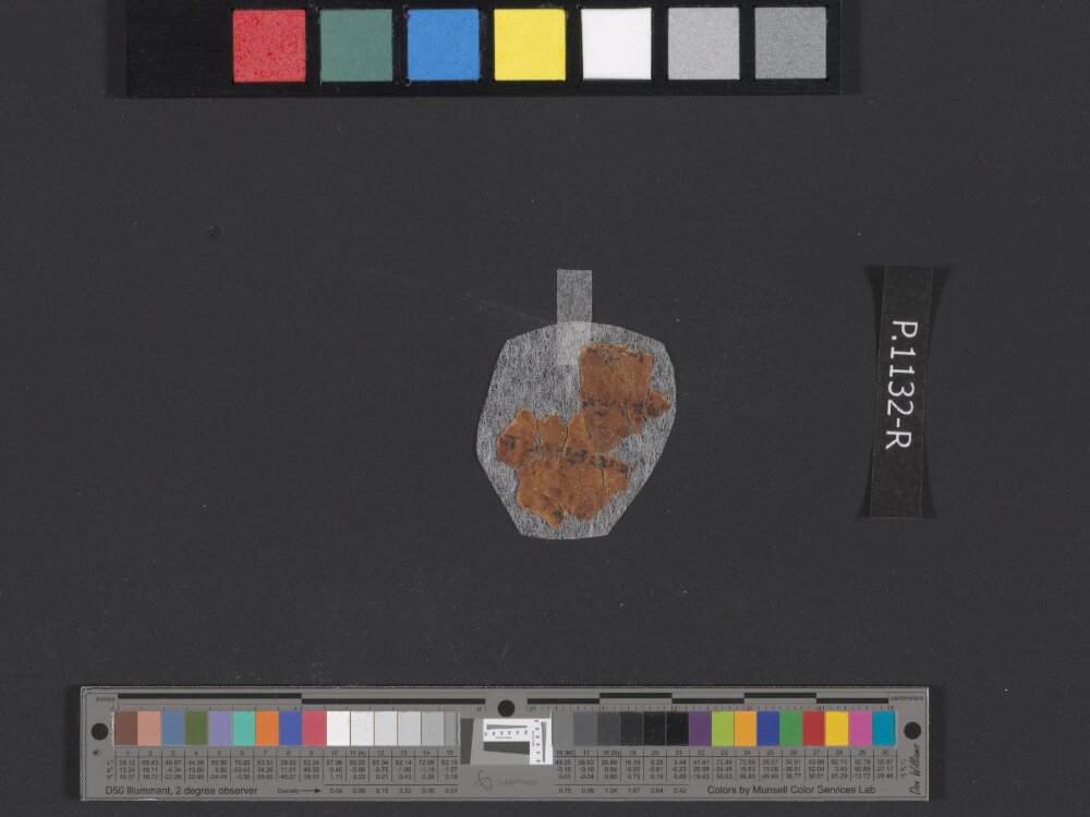 4QpaleoExodus m (Scan 2) showing Exodus 26:22 from Late Hasmonean Period (c. 100–25 BC) found in Qumran, Cave 4, currently housed at Rockefeller Museum, Jerusalem