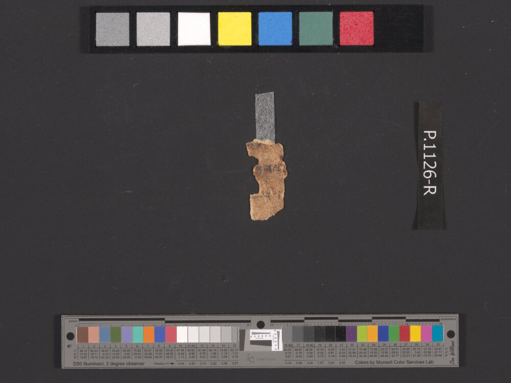 4QpaleoExodus m (Scan 2) showing Exodus 12:2 from Late Hasmonean Period (c. 100–25 BC) found in Qumran, Cave 4, currently housed at Rockefeller Museum, Jerusalem