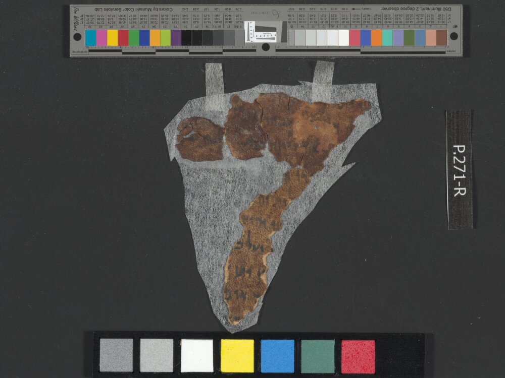 4QLeviticus-Numbers a showing Leviticus 14:32 from Mid-to-Late 2nd Century BC found in Qumran, Cave 4, currently housed at Rockefeller Museum, Jerusalem