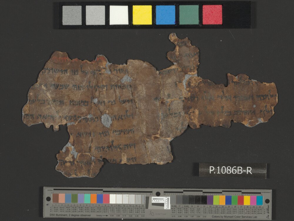 4QNumbers^b (4QNum^b) (Scan 2) showing Numbers 23:2 from Late 1st Century BC – Early 1st Century AD found in Qumran, Cave 4, currently housed at Rockefeller Museum, Jerusalem