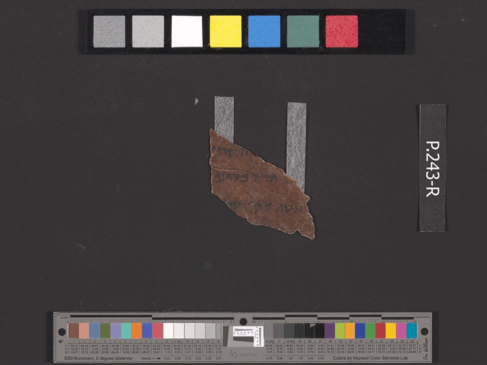 4QDeuteronomy c (4QDeutᶜ) (Scan 2) showing Deuteronomy 9:18 from Mid- to Late 2nd Century BC found in Qumran, Cave 4, currently housed at Rockefeller Museum, Jerusalem