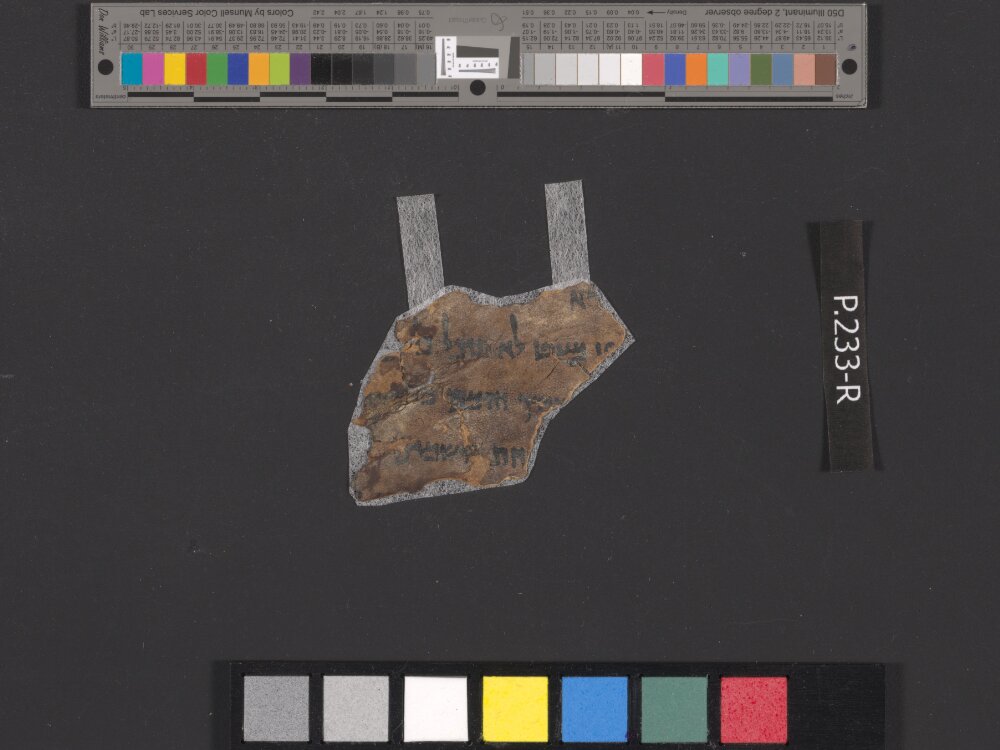 4QDeuteronomy e (4QDeutᵉ) (Scan 2) showing Deuteronomy 8:5 from Late 1st Century BC found in Qumran, Cave 4, currently housed at Rockefeller Museum, Jerusalem