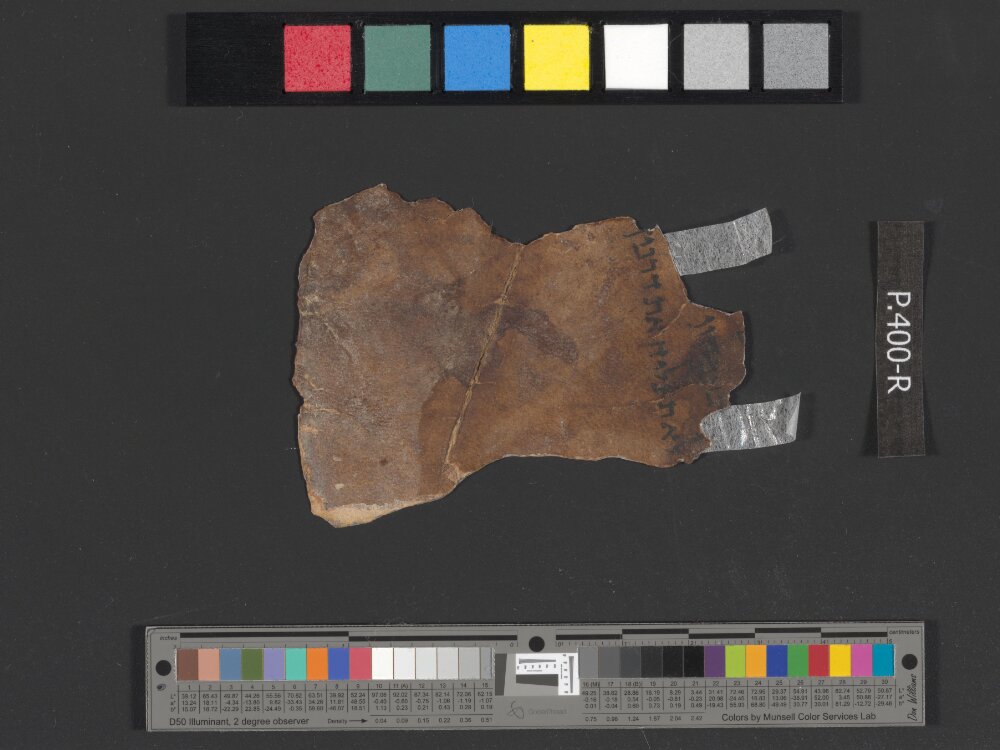 4QDeuteronomy g showing Deuteronomy 28:27 from Early 1st Century AD found in Qumran, Cave 4, currently housed at Rockefeller Museum, Jerusalem