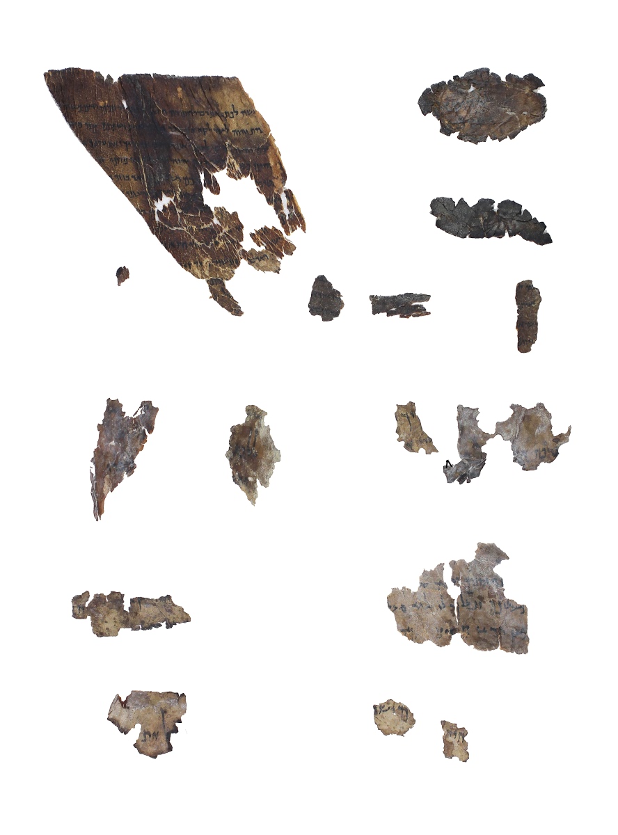 4Q Deuteronomy (l) showing Deuteronomy 29:4 from c. 50–30 BC found in Qumran, Cave 4, currently housed at Rockefeller Museum, Jerusalem