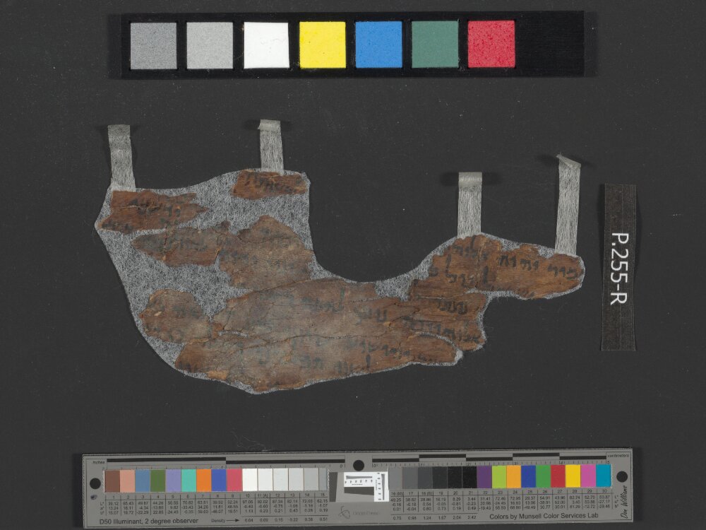 4Q Deuteronomy m showing Deuteronomy 3:21 from Late 1st Century BC found in Qumran, Cave 4, currently housed at Rockefeller Museum, Jerusalem