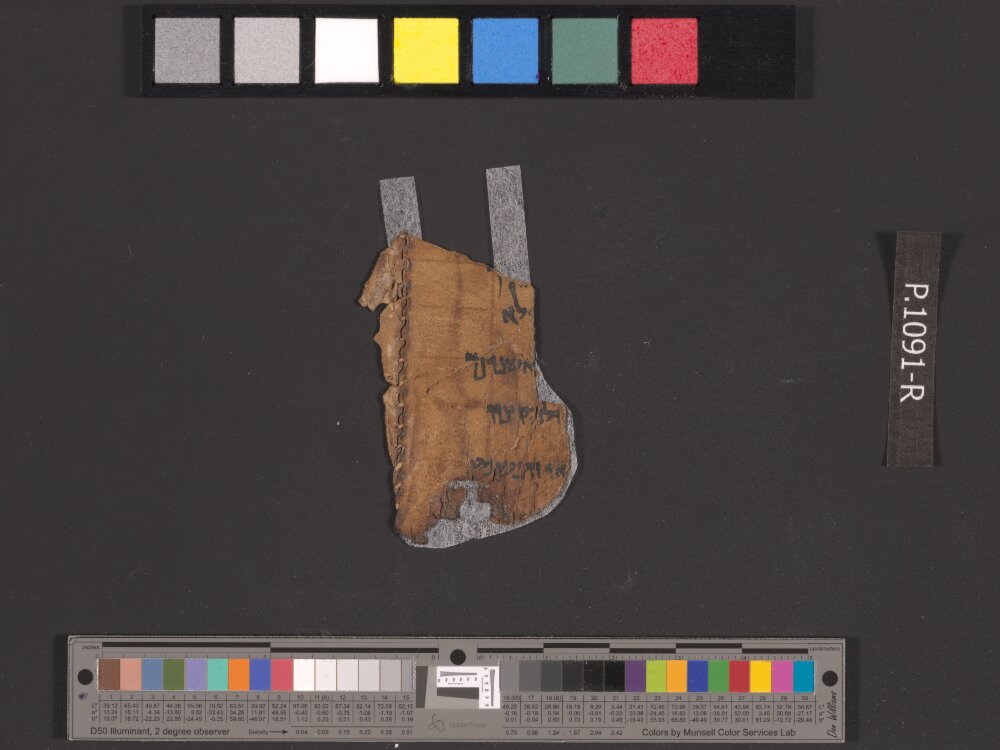4Q Deuteronomy (4QDeutᵒ) showing Deuteronomy 4:33 from Late Hasmonean (c. 75–50 BC) found in Qumran, Cave 4, currently housed at Rockefeller Museum, Jerusalem