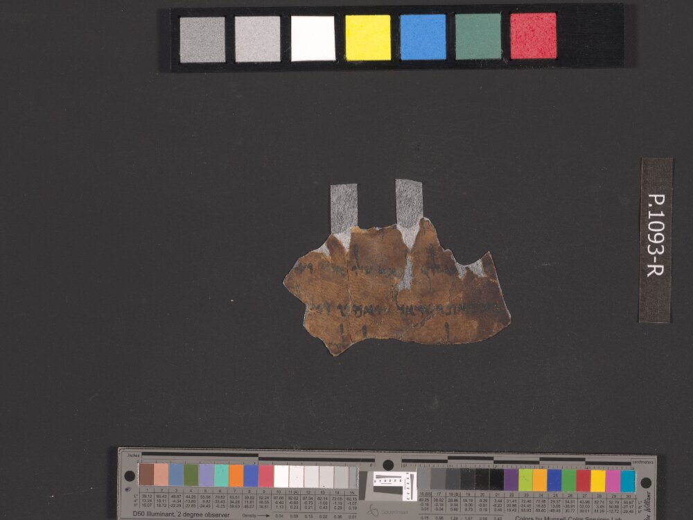 4QJoshᵃ (4QJoshuaᵃ) (Scan 1) showing Joshua (Jesus) 8:13 from Mid-2nd Century BC – Mid-1st Century BC found in Qumran, Cave 4, currently housed at Rockefeller Museum, Jerusalem