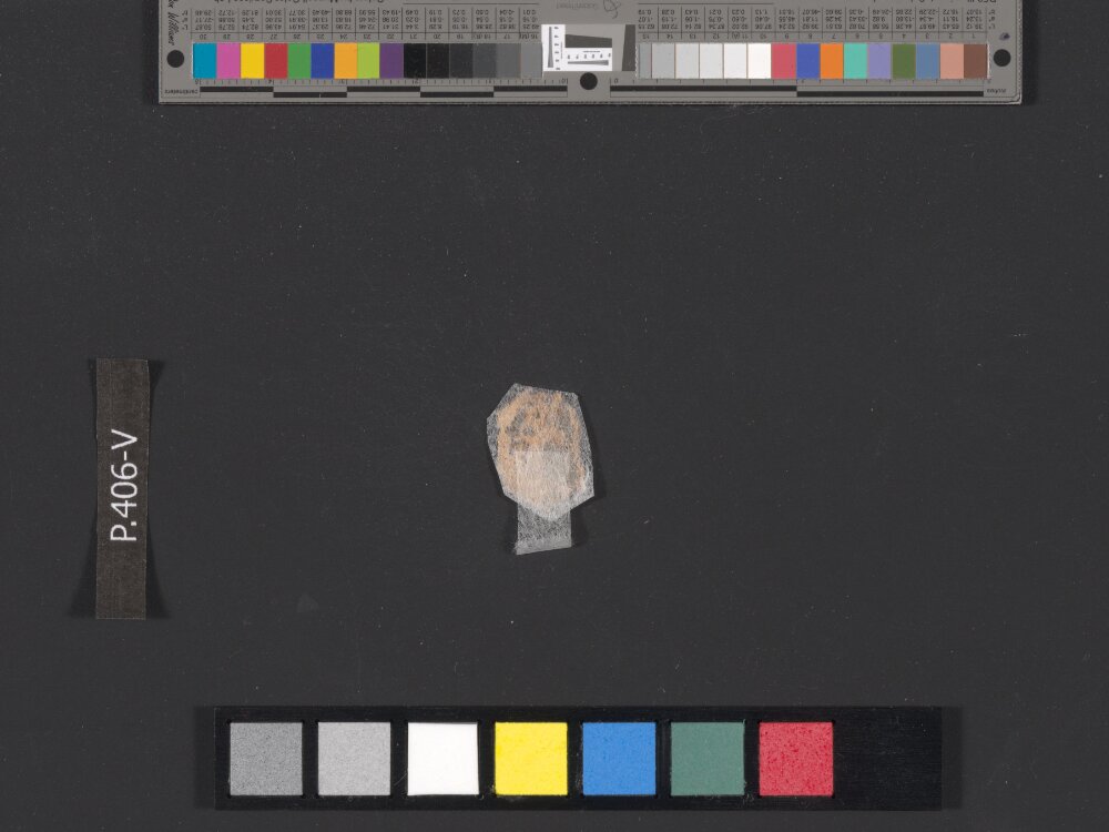 4QSamuelᶜ (Scan 1) showing 2 Samuel (2 Kingdoms) 14:33 from c. 100–75 BC found in Qumran, Cave 4, currently housed at Rockefeller Museum, Jerusalem