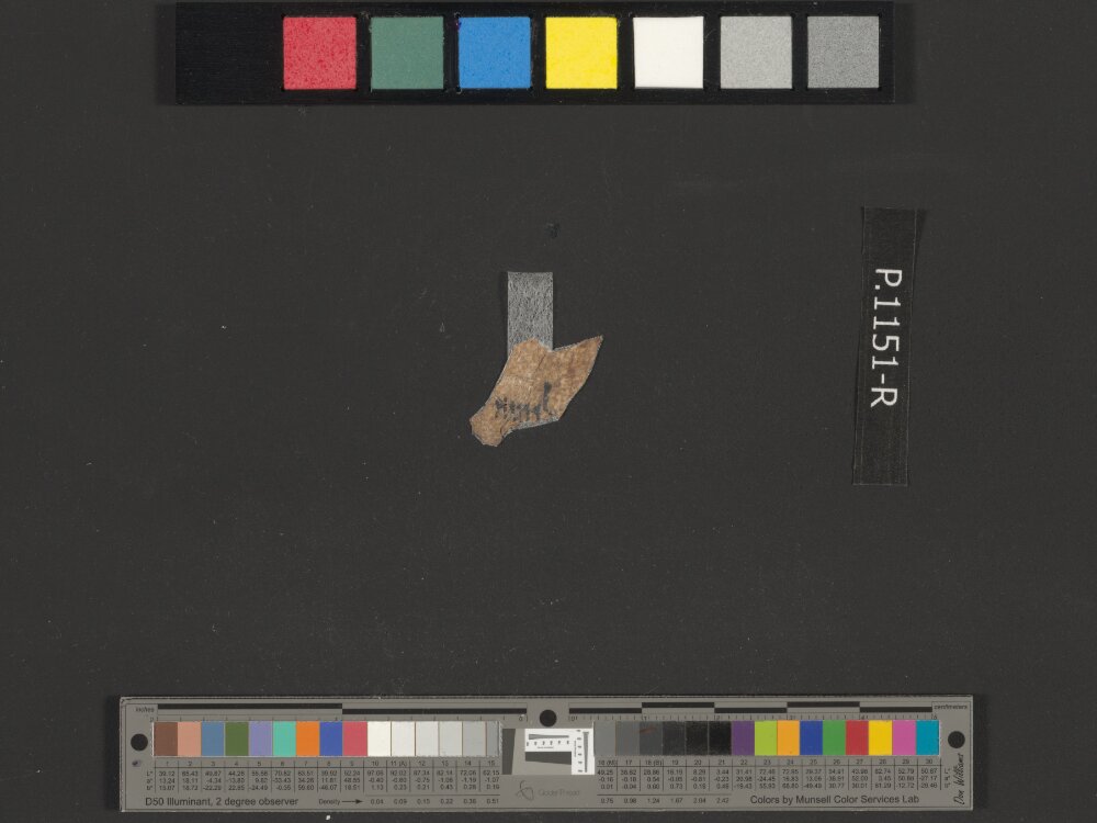 4Q Psalms m (4QPsᵐ) (Scan 1) showing Psalms 97:7 from Late 1st Century BC – Early 1st Century AD found in Qumran, Cave 4, currently housed at Rockefeller Museum, Jerusalem