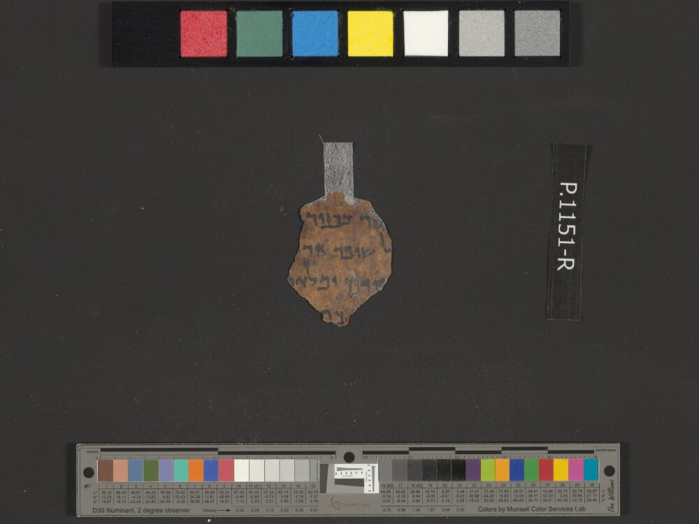 4Q Psalms m (4QPsᵐ) (Scan 2) showing Psalms 97:7 from Late 1st Century BC – Early 1st Century AD found in Qumran, Cave 4, currently housed at Rockefeller Museum, Jerusalem