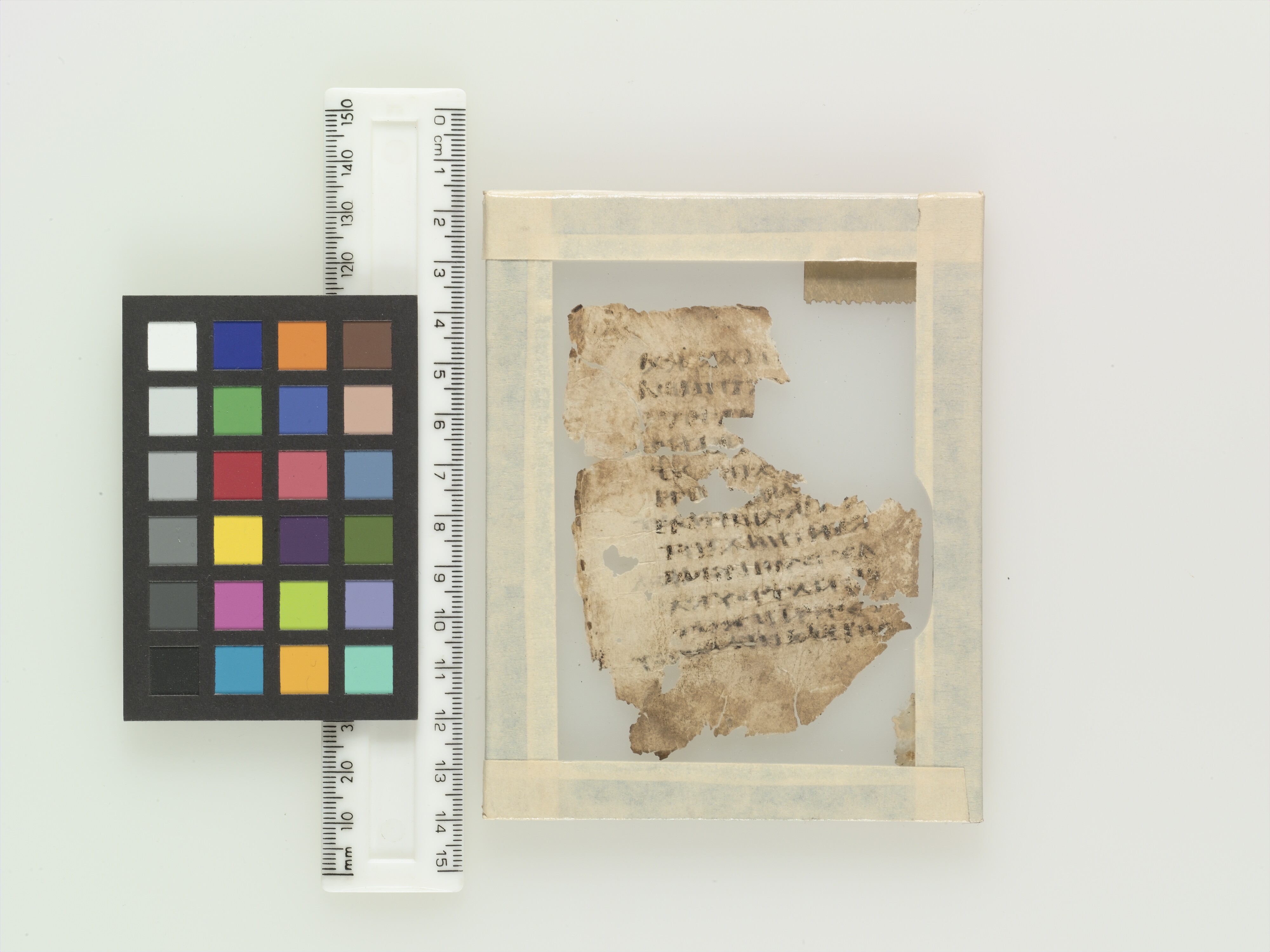 Rahlfs 843 showing Exodus 4:6 from 4th - 5th Century AD found in Apa Apollo Monastery, Lykopolites, currently housed at Bodleian Library, University of Oxford