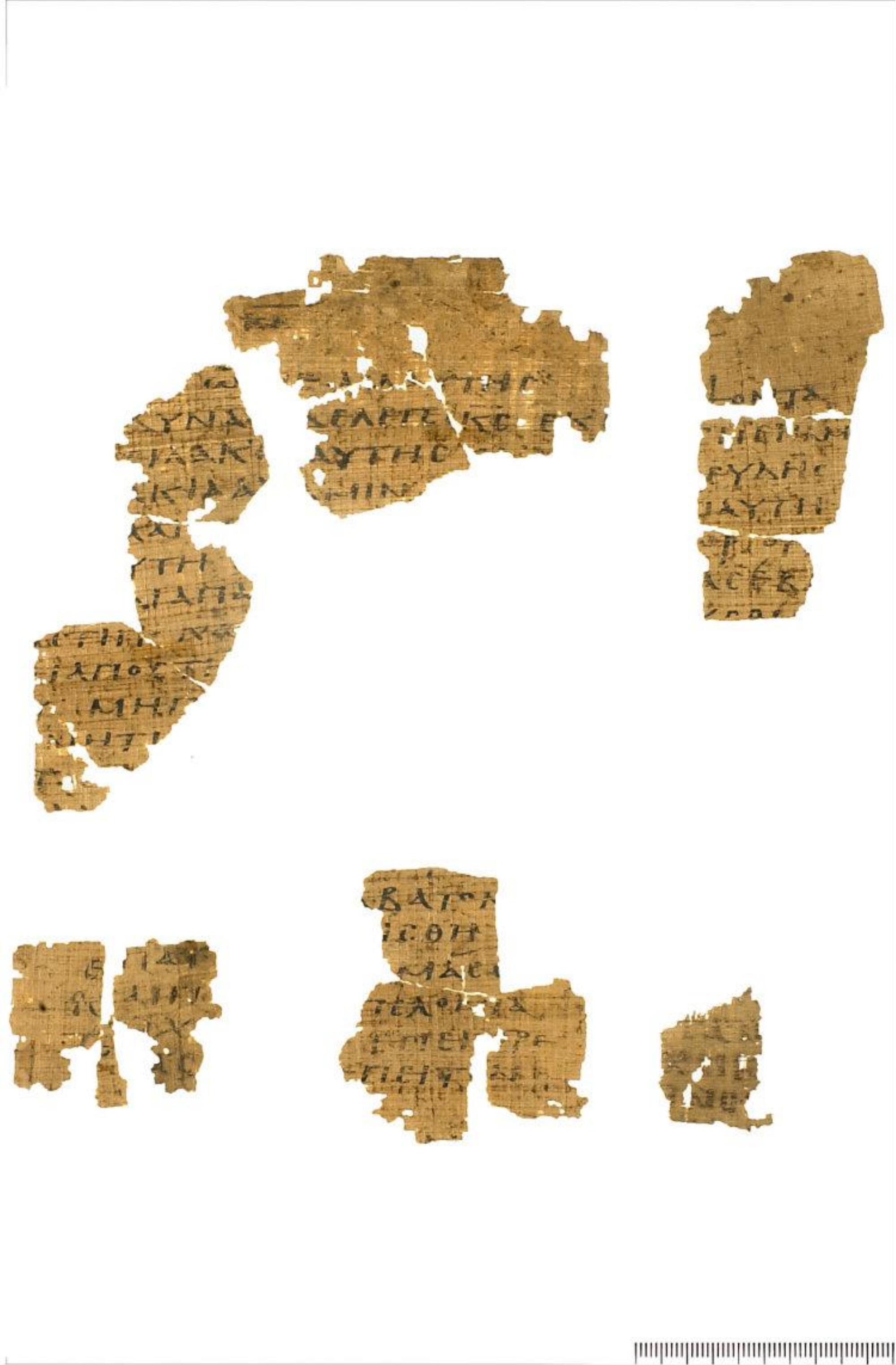 851 showing Jeremiah 6:2 from 4th century AD found in Unknown, currently housed at Bibliothèque de Genève, Switzerland (P.Gen. inv. 252)