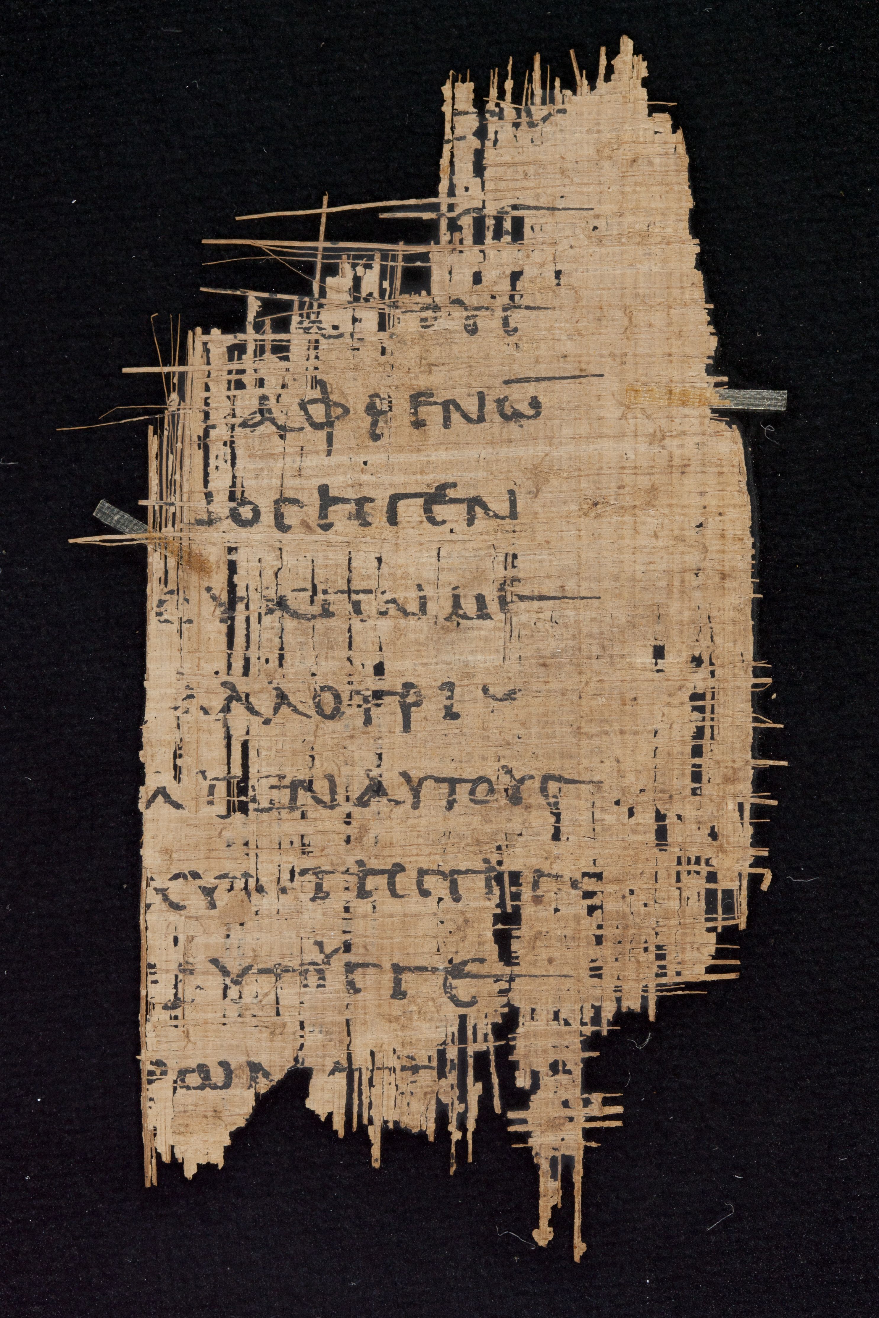 Papyrus Chester Beatty VI (Scan 2) showing Deuteronomy 32:13 from Mid-2nd Century AD - Mid-3rd Century AD found in Aphroditopolis (Atfih), Egypt, currently housed at Chester Beatty Library, Dublin & University of Michigan, Ann Arbor